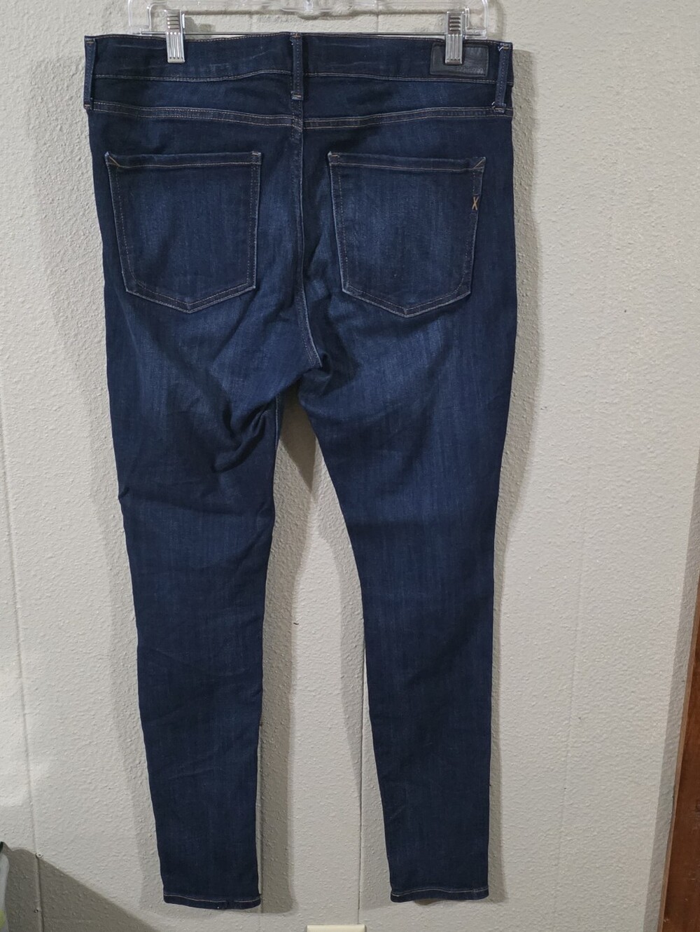 Women's Express Dark Rinse Stretch Leggings Jeans Sz 12R - Picture 2 of 5